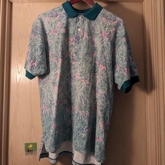 Pendleton retro tropical floral button down collared shirt - Picture 1 of 4
